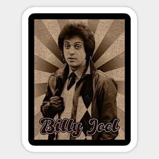 Vintage Classic Billy Joel Sticker